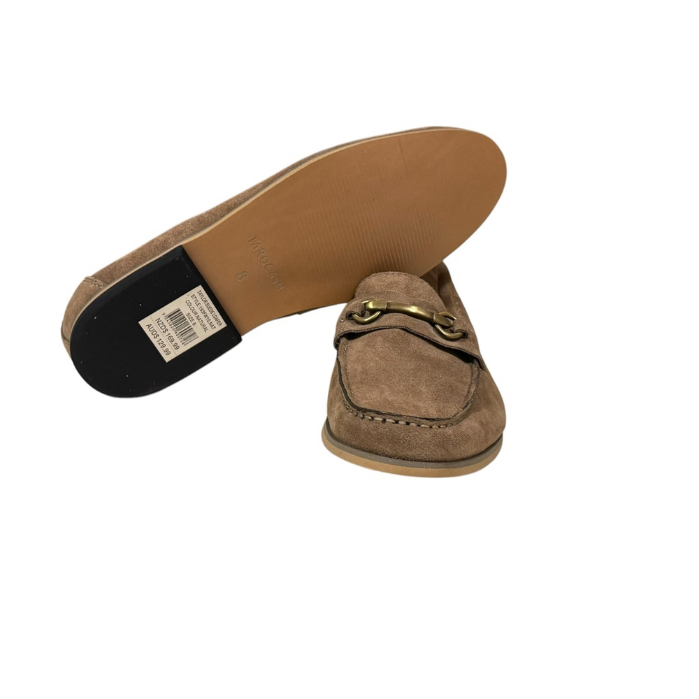 Tarocash Mens Taylor Suede Loafer Size 8 Natural Tan​​​ - Picture 4 of 9